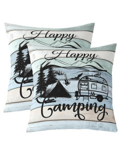 Fundas de Cojín Erosebridal 40x40 cm Set de 2 Rayadas