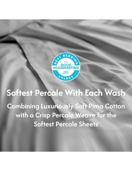 Sábanas de Percal Reina Sweave 100% Algodón Pima 500 Hilos