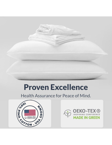 Sábanas de Percal Reina Sweave 100% Algodón Pima 500 Hilos