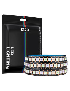 Tira LED RGB direccionable SEZO WS2815 1.0m 144 LEDs IP30