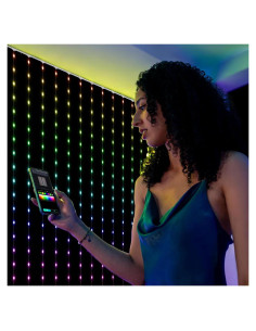 Luces de Cortina LED RGB Onemore 300 luces 2.99x2.00m Control APP