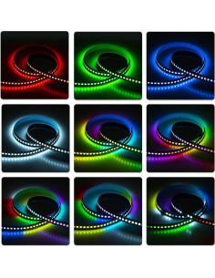 Tira LED RGB direccionable SEZO WS2815 1.0m 144 LEDs IP30 2