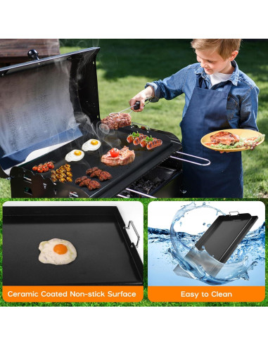 Plancha Universal Skyflame 58x41cm Cerámica Antiadherente