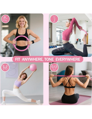 Kit de Pilates en Casa Floranis 15P-01 con Anillo y Pelota