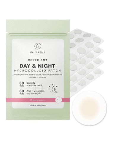 Parche Hidrocoloide Ollie Belle para Acné con Aloe y Centella