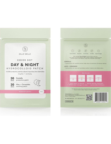Parche Hidrocoloide Ollie Belle para Acné con Aloe y Centella