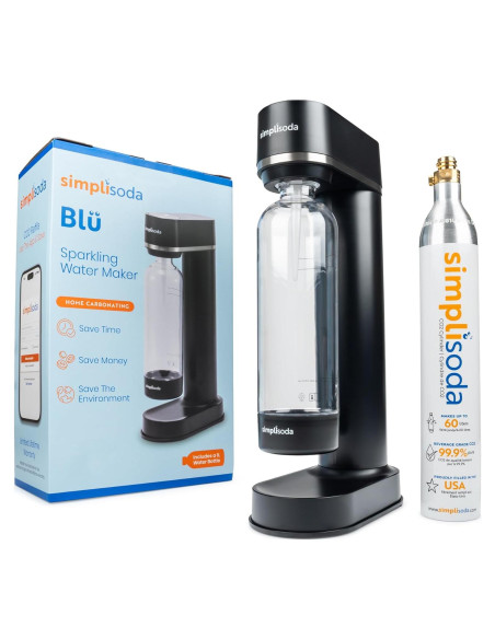 Hacedora de Soda Simpli Soda BLÚ, Máquina de Agua Espumosa 2025