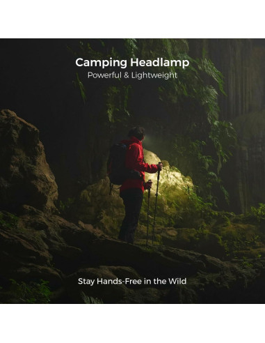 Linterna Frontal Recargable FLEXTAILGEAR 600 Lúmenes USB-C