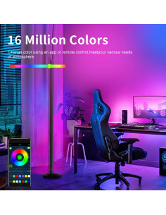 Lámpara de Piso LED RGB Inteligente 119 cm - Control Remoto 2
