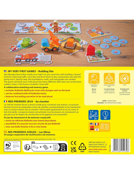 Juego de Mesa HABA Mis Primeros Juegos Sitio de Construcción