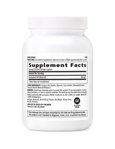 Suplemento GNC CoQ10 100mg - Salud del Corazón - 120 Cápsulas 2