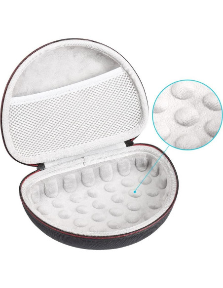 Funda Dura para Auriculares JBL y Sony - Negro Gris