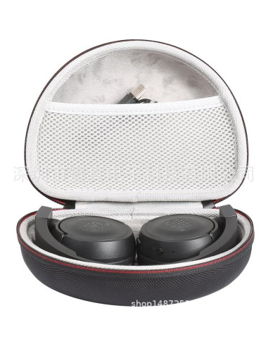 Funda Dura para Auriculares JBL y Sony - Negro Gris