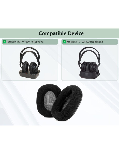 Almohadillas de Reemplazo para Auriculares Panasonic RP-WF820 RP-WF830