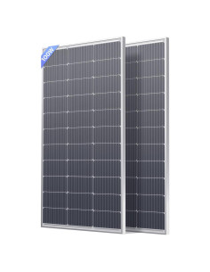 Panel Solar Monocristalino Callsun 200W 12V - 2 Pcs 100W