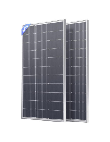 Panel Solar Monocristalino Callsun 200W 12V - 2 Pcs 100W