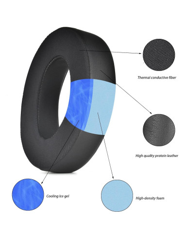 Cojines de gel refrigerante Adhiper para auriculares Bose 700