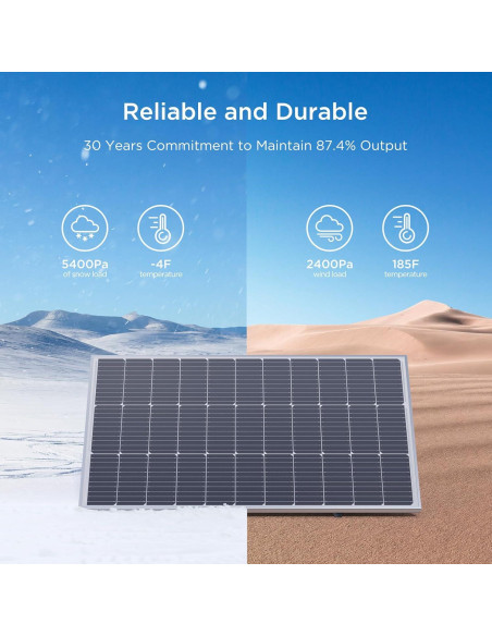 Panel Solar Monocristalino Callsun 200W 12V - 2 Pcs 100W