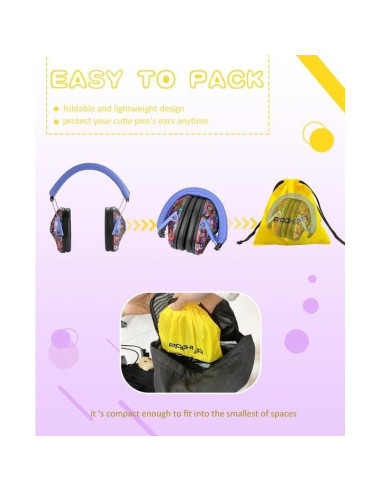 Auriculares Prohear 032 para Niños con Cancelación de Ruido 25dB