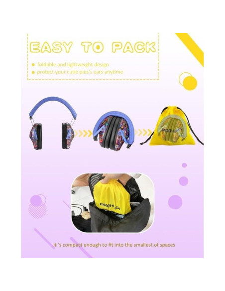 Auriculares Prohear 032 para Niños con Cancelación de Ruido 25dB