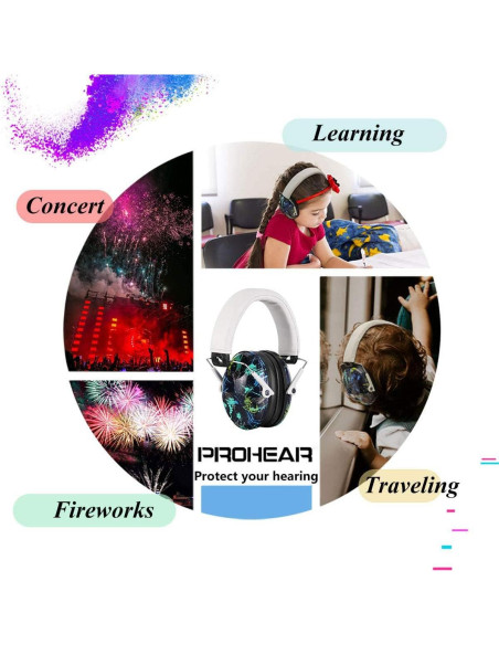 Auriculares Prohear 032 para Niños con Cancelación de Ruido 25dB