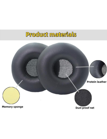 Almohadillas de Repuesto JBL Synchros E40 E40BT S400 S400BT Negro