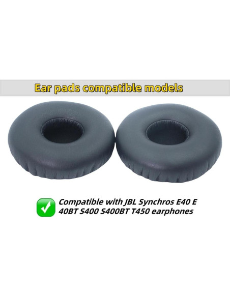Almohadillas de Repuesto JBL Synchros E40 E40BT S400 S400BT Negro