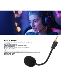 Micrófono de Reemplazo Logitech G Pro X 3.5mm con Funda 2