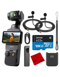 Cámara Gimbal DJI Osmo Pocket 3 4K 120fps + 2 Micrófonos