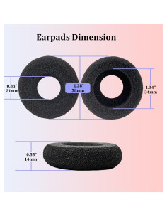 Cojines de Reemplazo para Auriculares Jabra - 4 Piezas 2