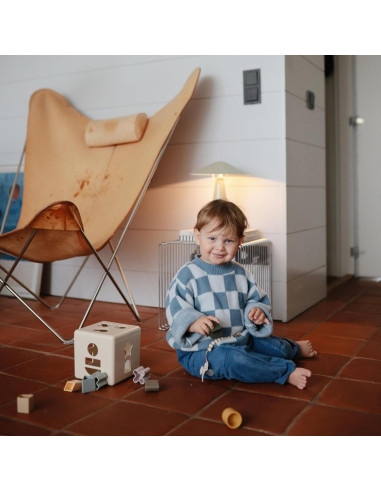 Caja de Clasificación de Formas Mushie - Juguete Educativo 12 Formas