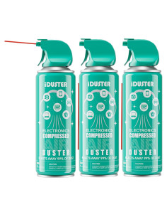 Soplador de Aire Comprimido iDuster 3-Pack 10 oz para Teclados