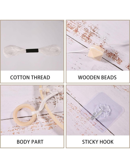 Kit DIY Marco de Madera Corazón Beinkmake 24 cm