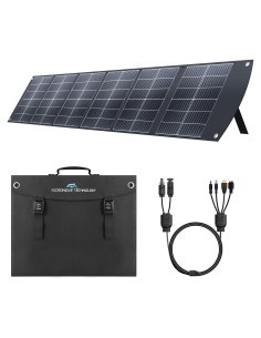 Panel Solar Portátil Ecosonique 200W Plegable y Ligero USB-C