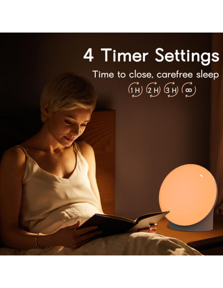 Luz Nocturna Eléctrica BrownNoise 12 Colores 10 Brillos Ajustables