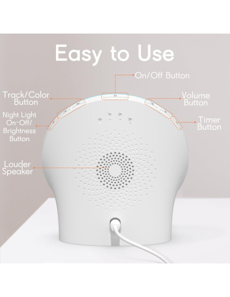 Luz Nocturna Eléctrica BrownNoise 12 Colores 10 Brillos Ajustables