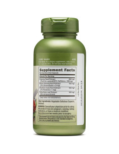 Suplemento Energético Herbal GNC 100 Cápsulas 104g 2