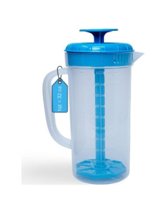 Jarra de Mezcla Plástico JBK Pottery 1 Litro Azul con Tapa