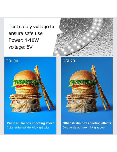 Caja de Luz para Fotos 40x40 cm Hongbang 3 Temperaturas Ajustables