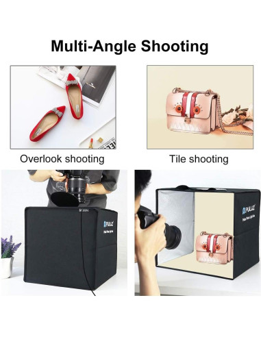 Caja de Luz para Fotos 40x40 cm Hongbang 3 Temperaturas Ajustables