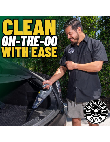 Aspiradora Portátil de Mano Chemical Guys DetailVac 110W