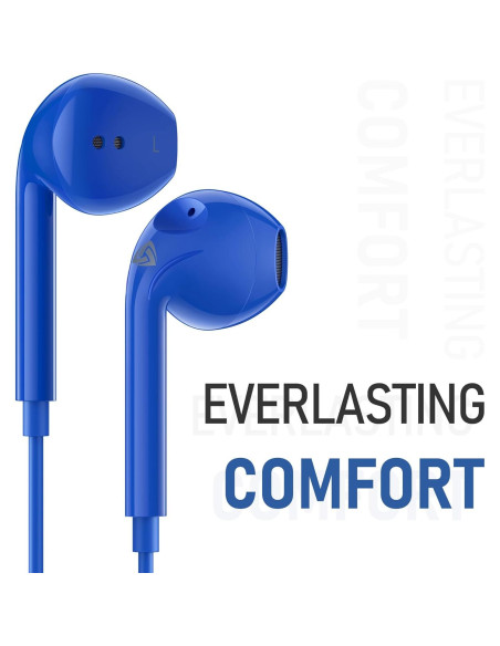 Auriculares con Cable LUDOS ZENITH 3.5mm Azul - Sonido Nítido