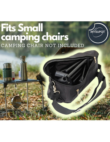 Bolsa de Reemplazo MYSUPOT para Silla de Camping Negra
