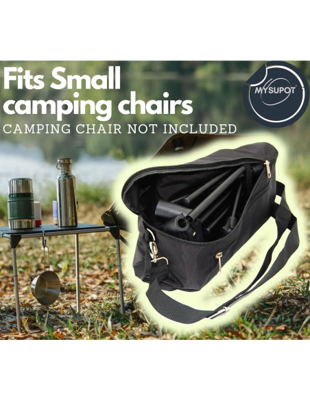 Bolsa de Reemplazo MYSUPOT para Silla de Camping Negra