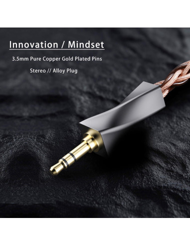 Cable de Cobre Alemán 8N FAAEAL 1.5m 3.5mm para Auriculares Sennheiser