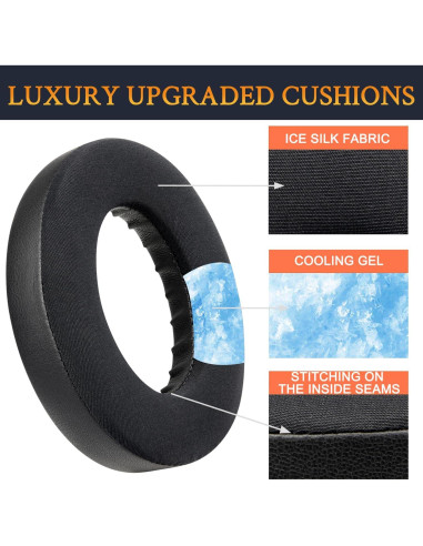 Almohadillas de Gel de Enfriamiento SOULWIT para Bose 700 - Negro