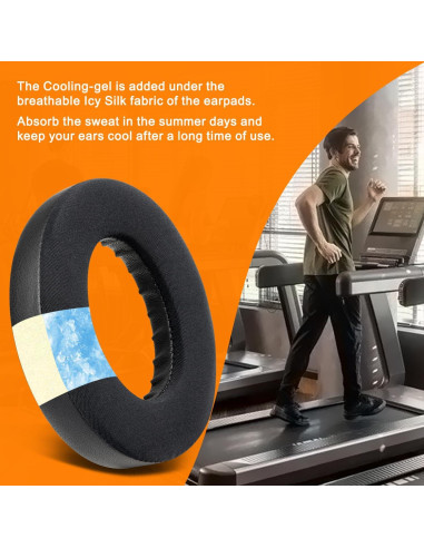 Almohadillas de Gel de Enfriamiento SOULWIT para Bose 700 - Negro