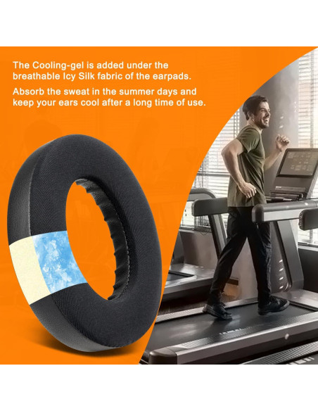 Almohadillas de Gel de Enfriamiento SOULWIT para Bose 700 - Negro