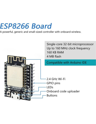 Kit de Inicio FREENOVE ESP8266 con Tutorial y 77 Proyectos