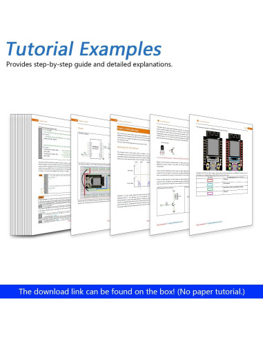 Kit de Inicio FREENOVE ESP8266 con Tutorial y 77 Proyectos
